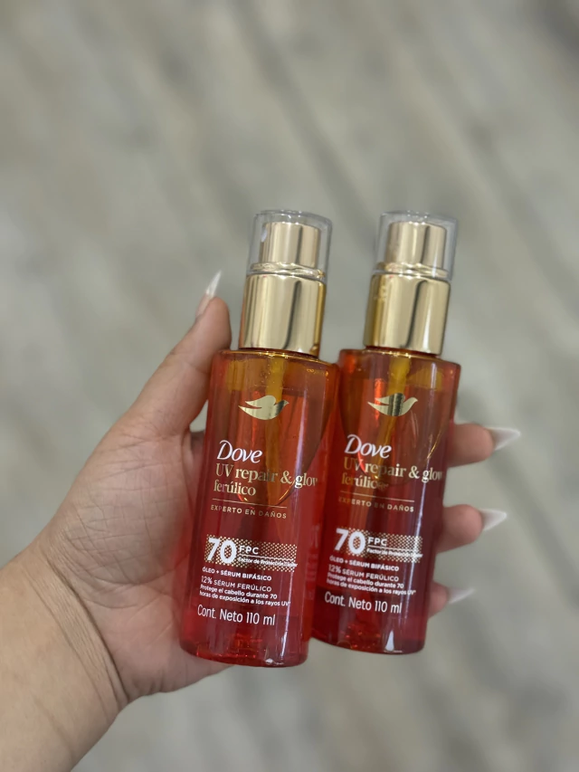 ÓLEO DOVE UV REPAIR & GLOW FERULICO