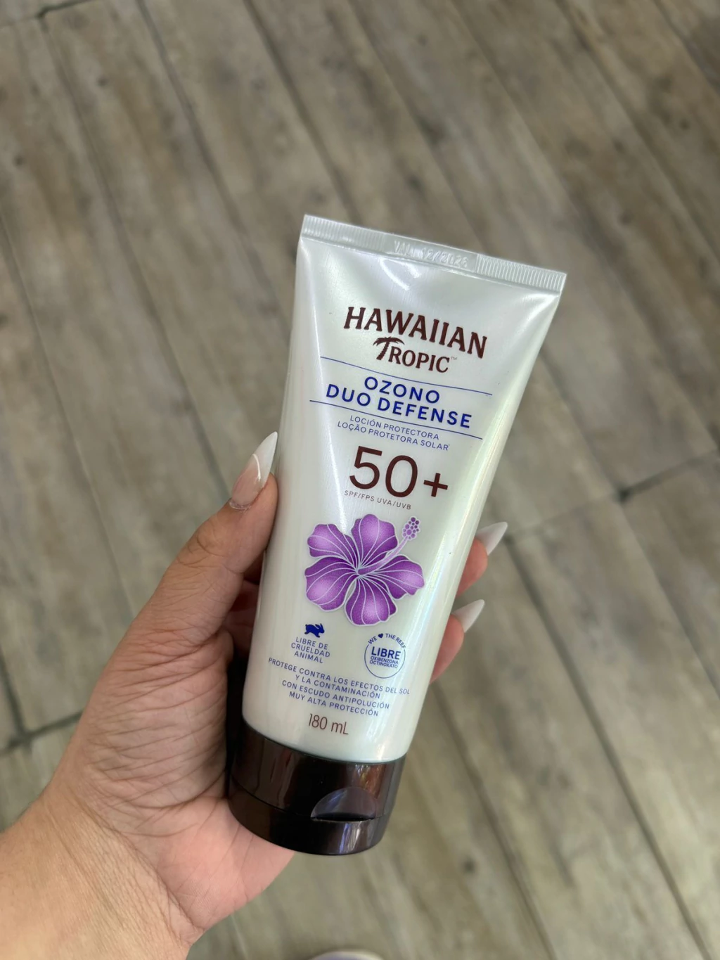 PROTECTOR HAWAIIAN TROPIC OZONO DÚO DEFENSE 50+