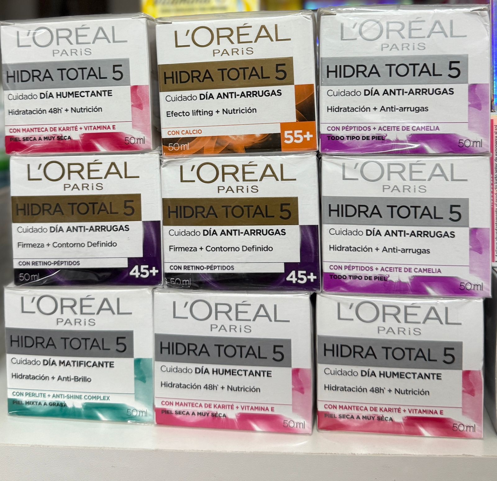 CREMA FACIAL HIDRA TOTAL 5 LOREAL PARIS