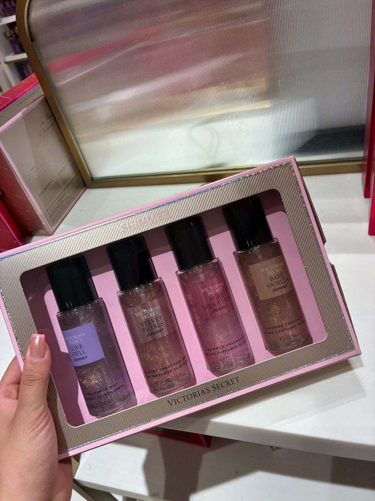 KIT 4P SHIMMER VICTORIA SECRET