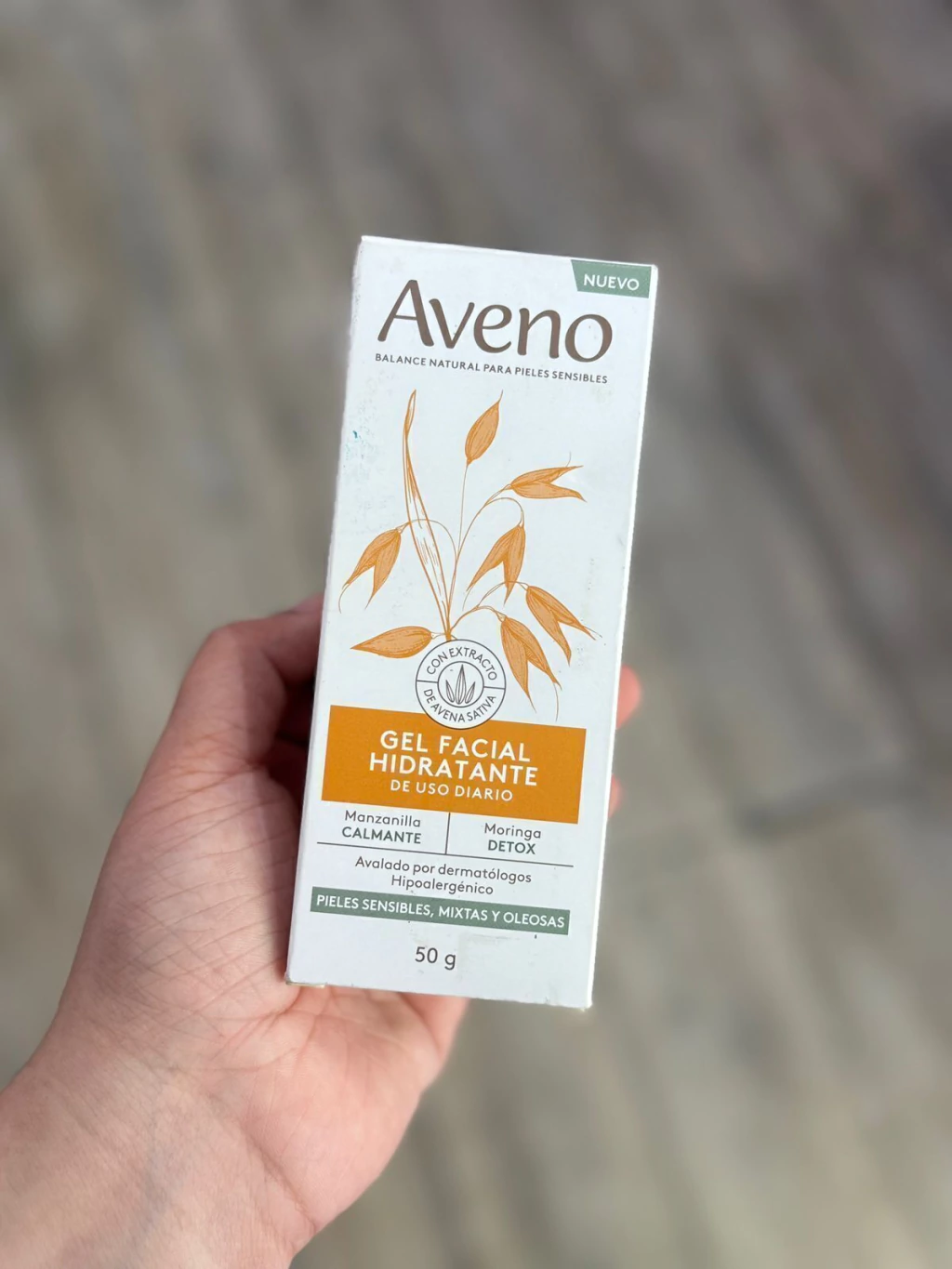 Gel Facial Hidratante Aveno 50g