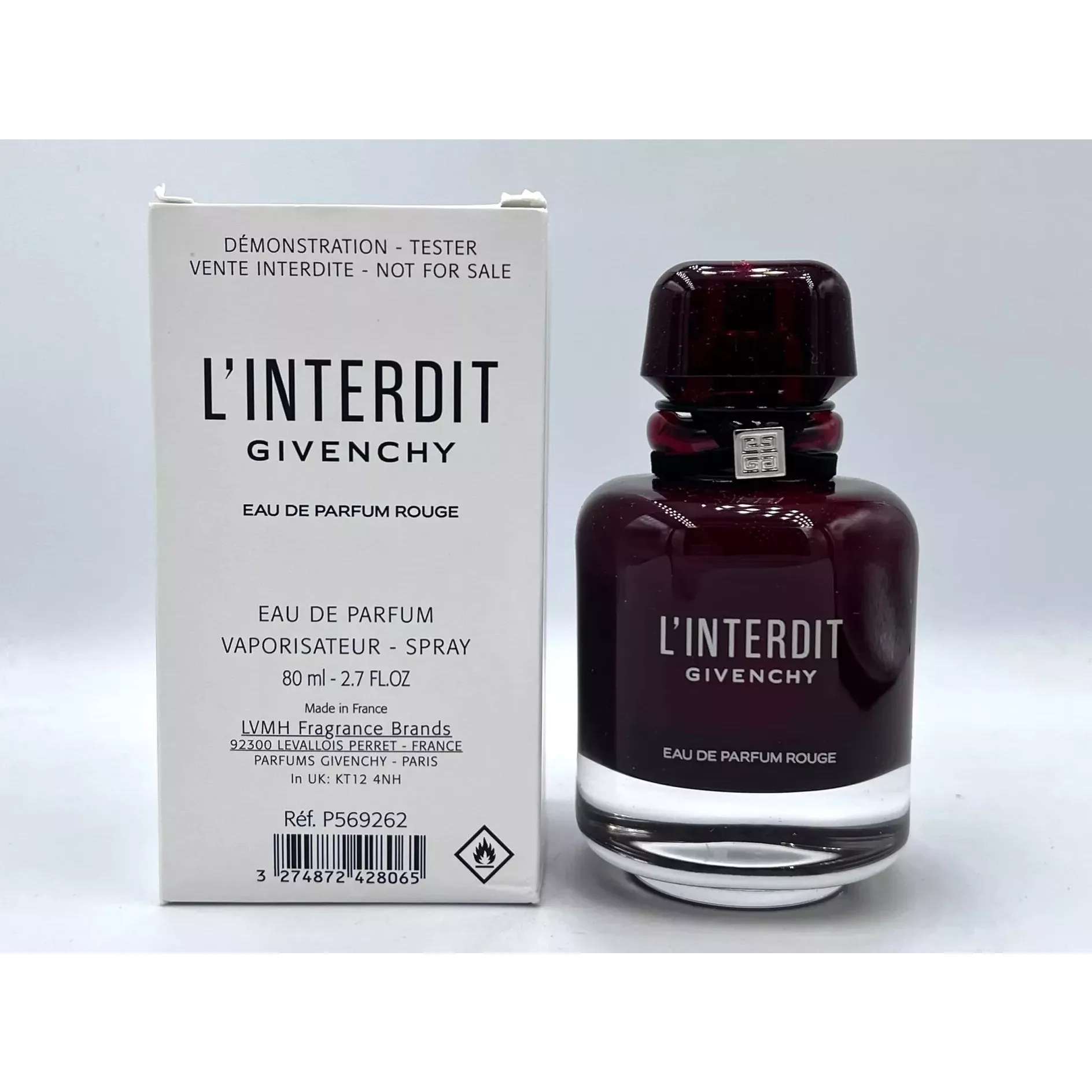 (TESTER) GIVENCHY L’INTERDIT ROUGE EDP 80ml