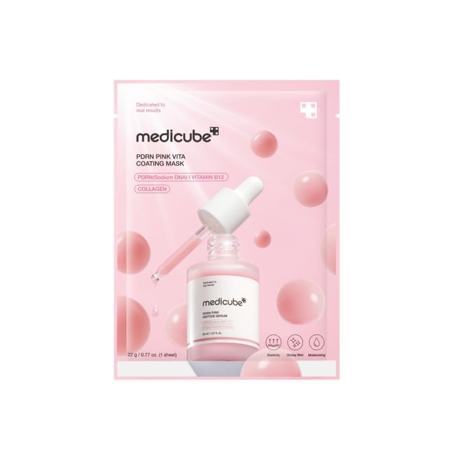 Medicube Mascarilla Facial Pdrn Pink Vita Coating Mask