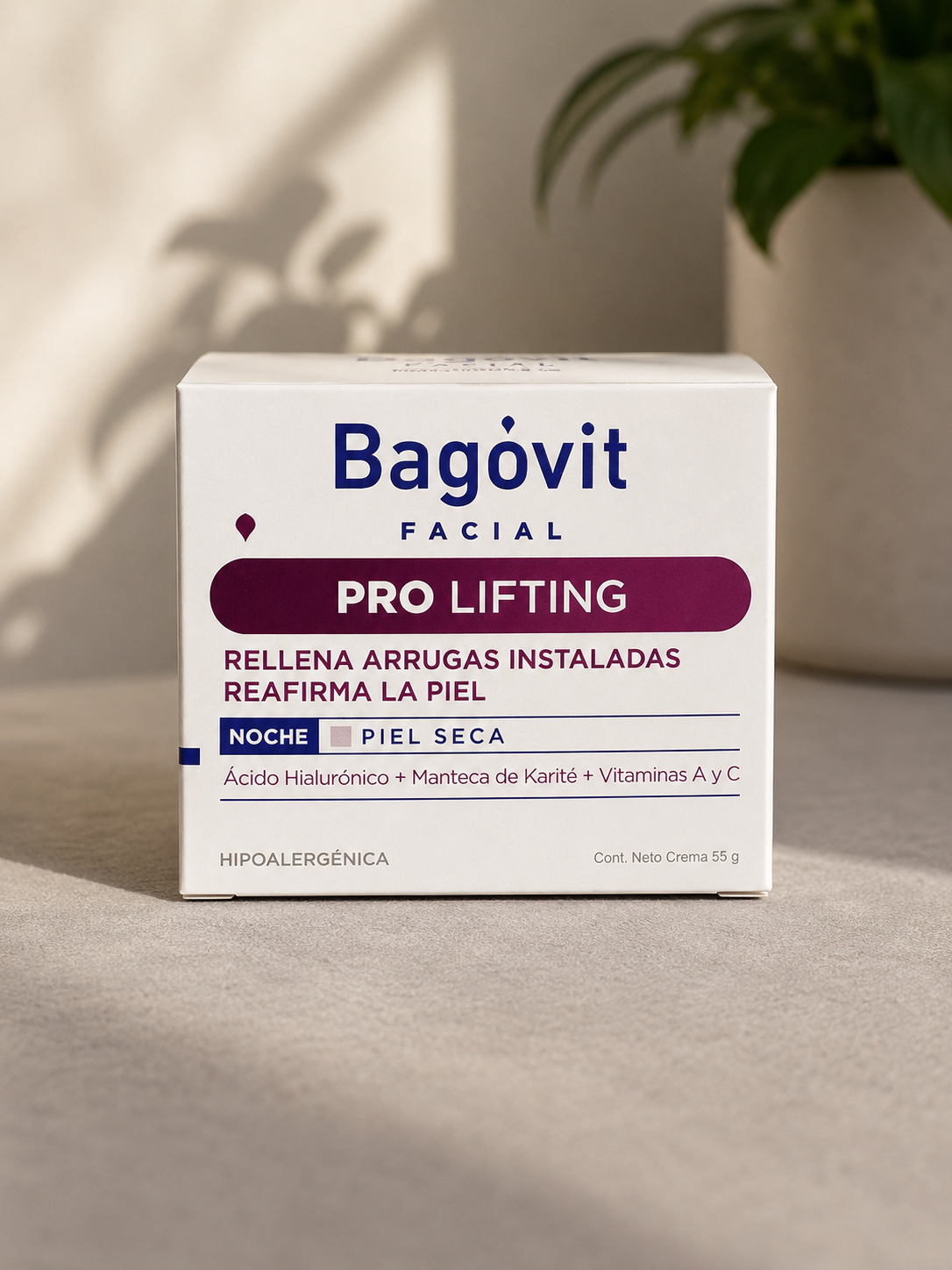 Bagóvit Facial Pro Lifting Noche Piel Seca 55g