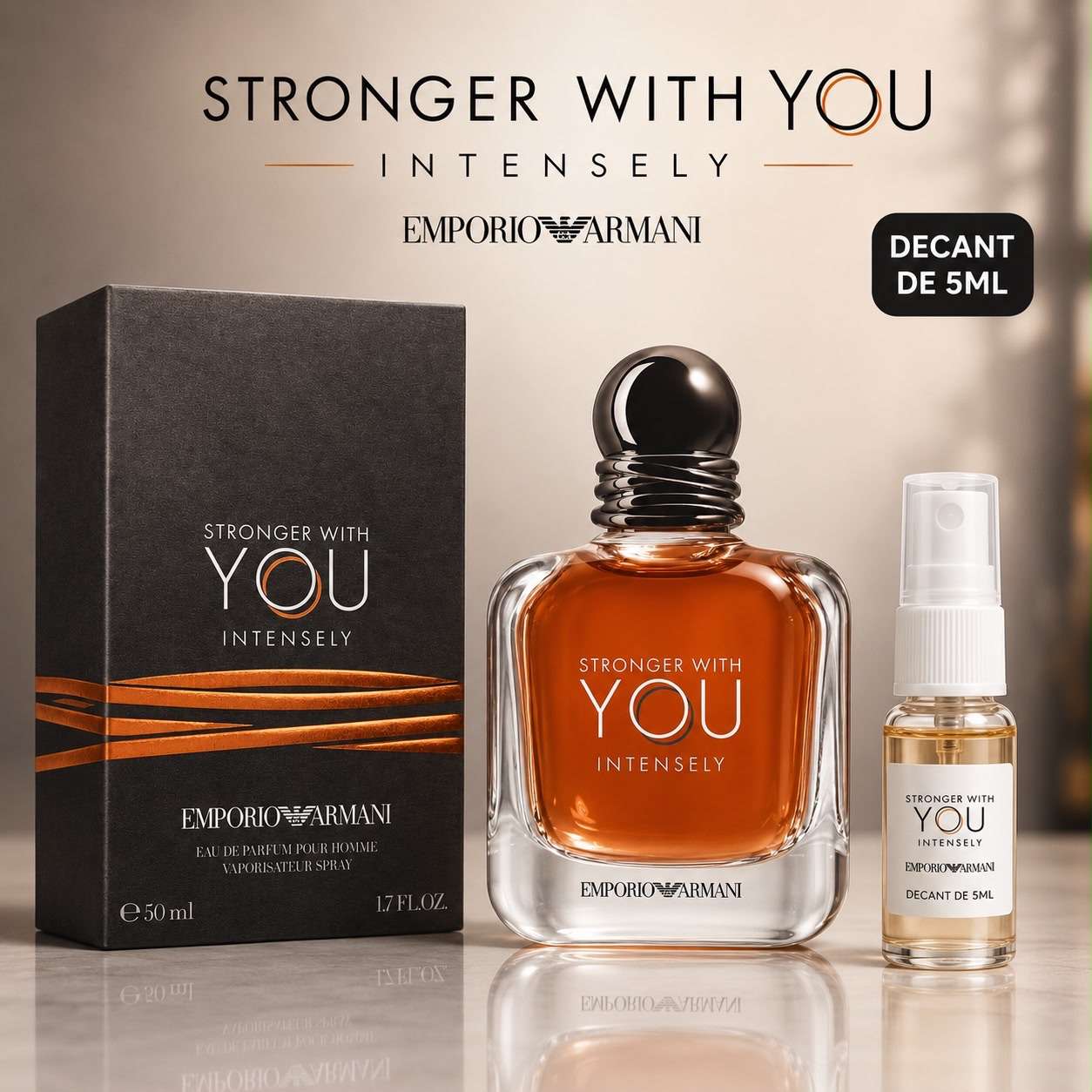 DECANT/MUESTRA 5ml STRONGER WITH YOU INTENSELY EMPORIO ARMANI