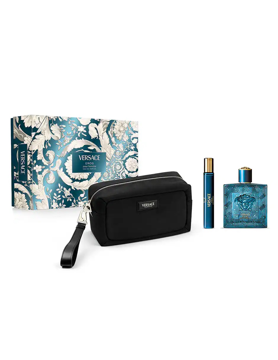 KIT VERSACE EROS EDT 100ml + 10ml + ESTUCHE