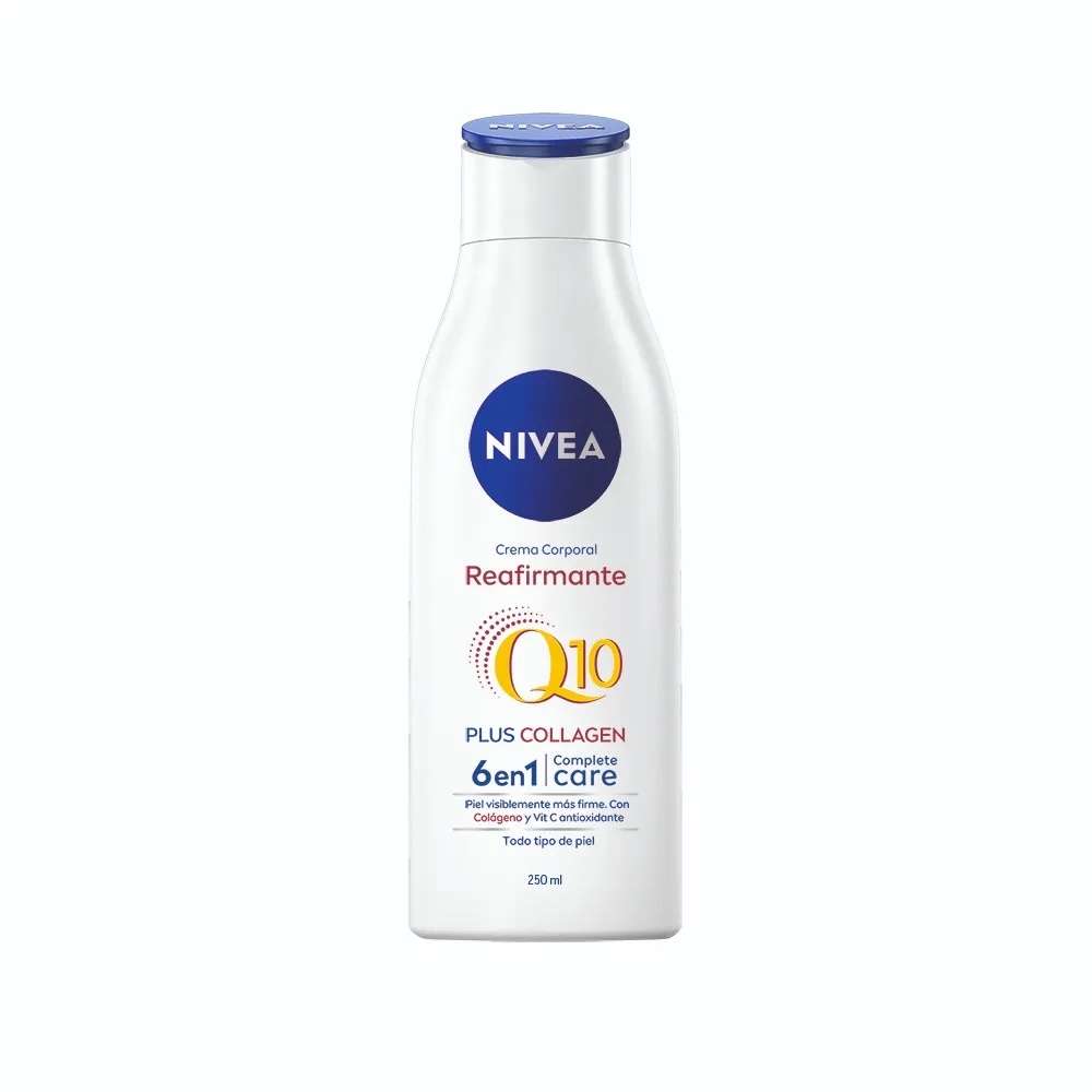 Crema Corporal Reafirmante Nivea Q10 + Colágeno 6 en 1 x 250 ml