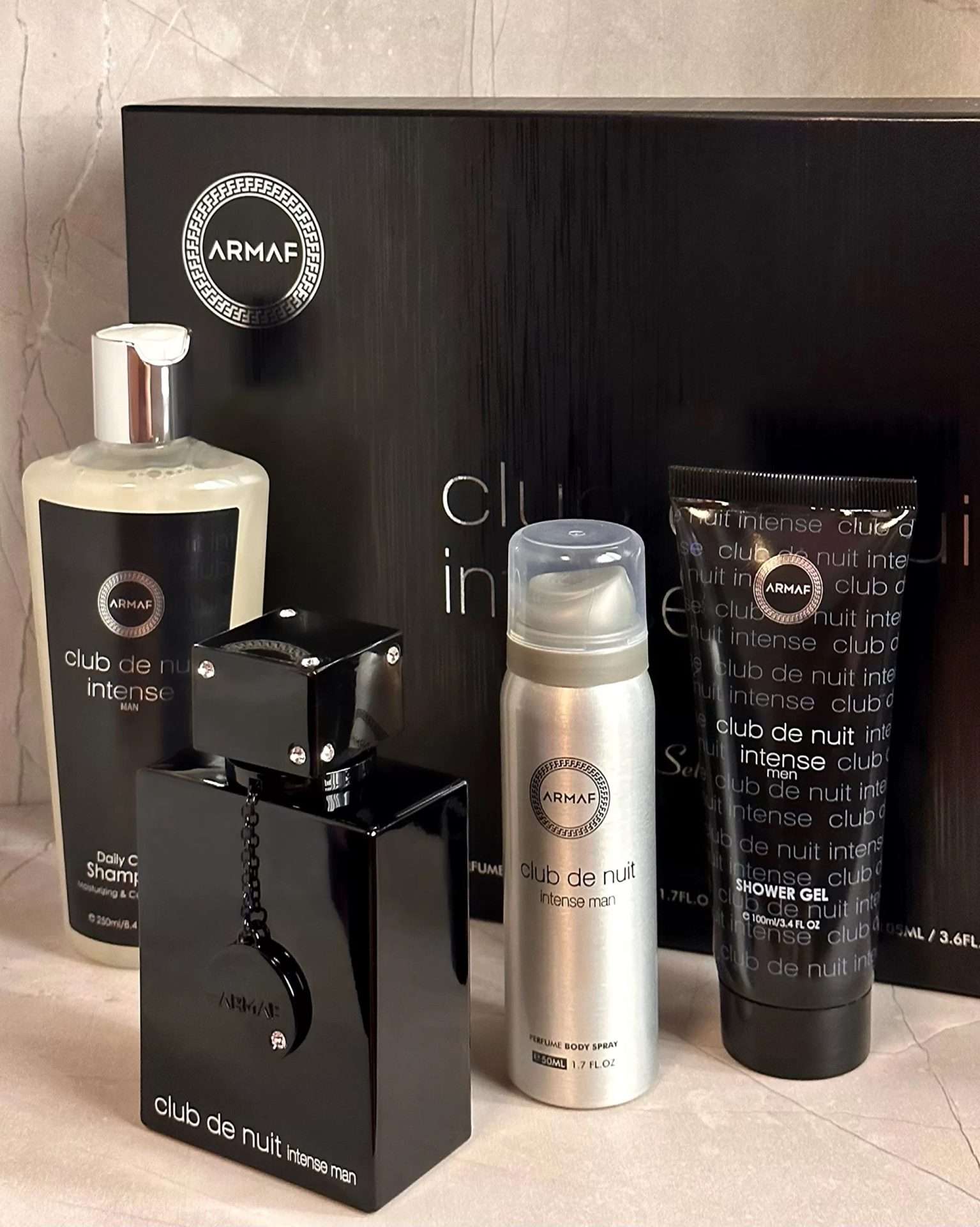 Kit 4P Club de Nuit Intense Man Armaf